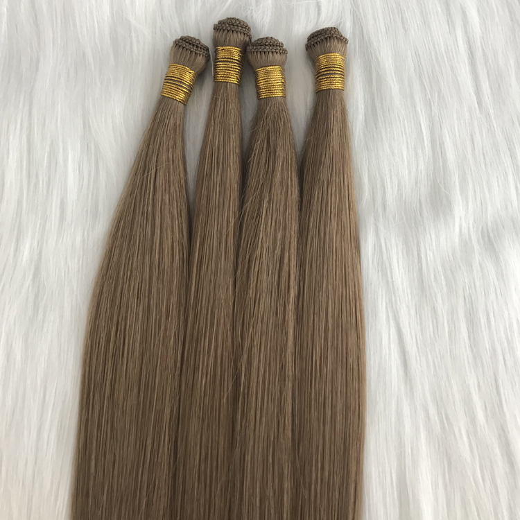 Best one donor hair hand tied weft stick hair extensions made in china YJ279